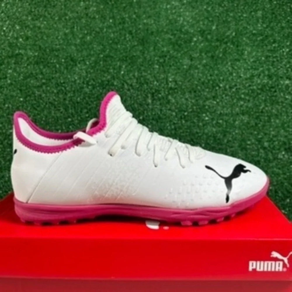 Puma Future Z 4.4 TT Soccer Cleats Mens Size 9 White Pink Turf Training New